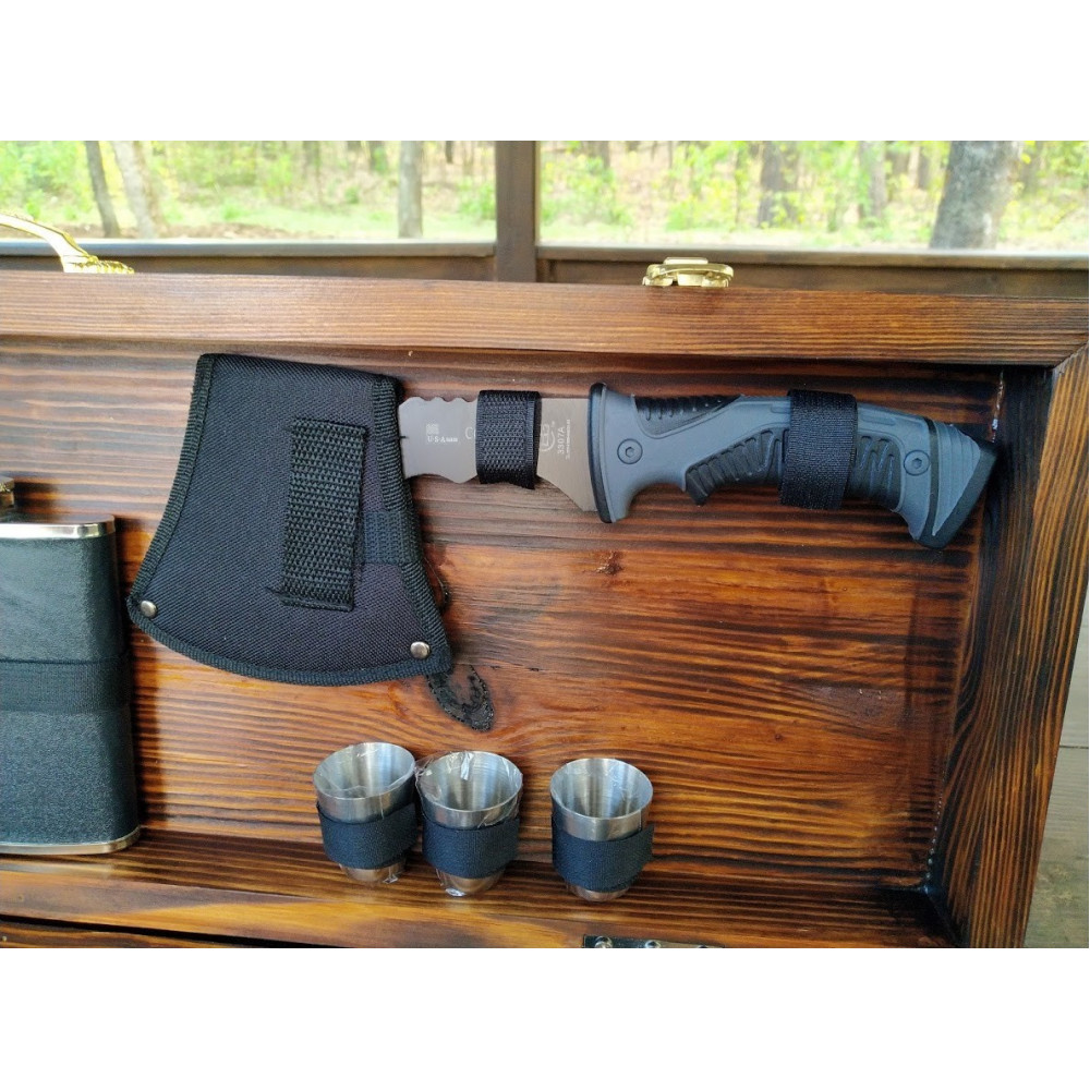 Шампура у дерев'яному кейсі №10