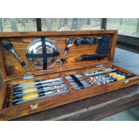 Шампура в деревянном кейсе №4