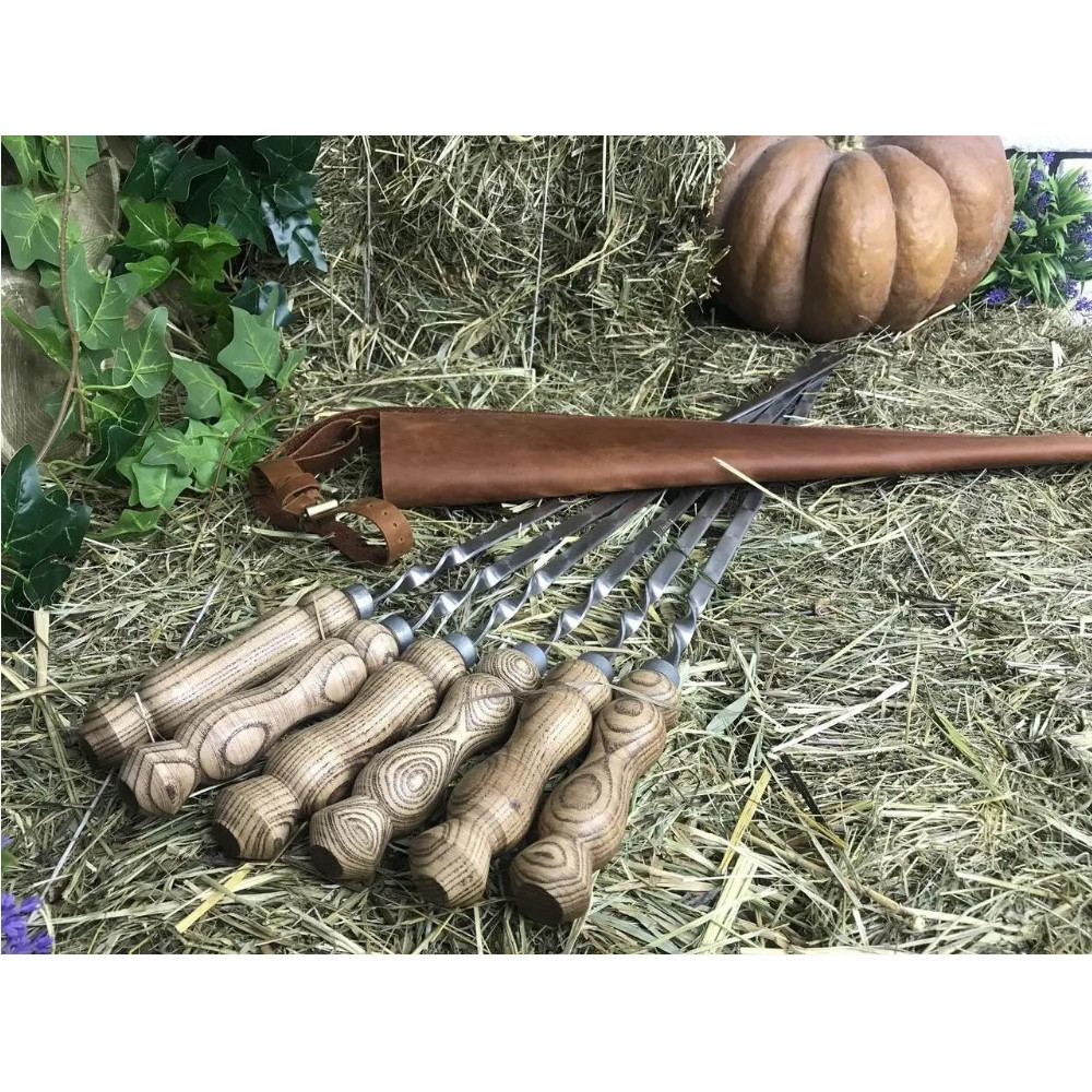 Шампура у кожаному чохлі Master (E-007)