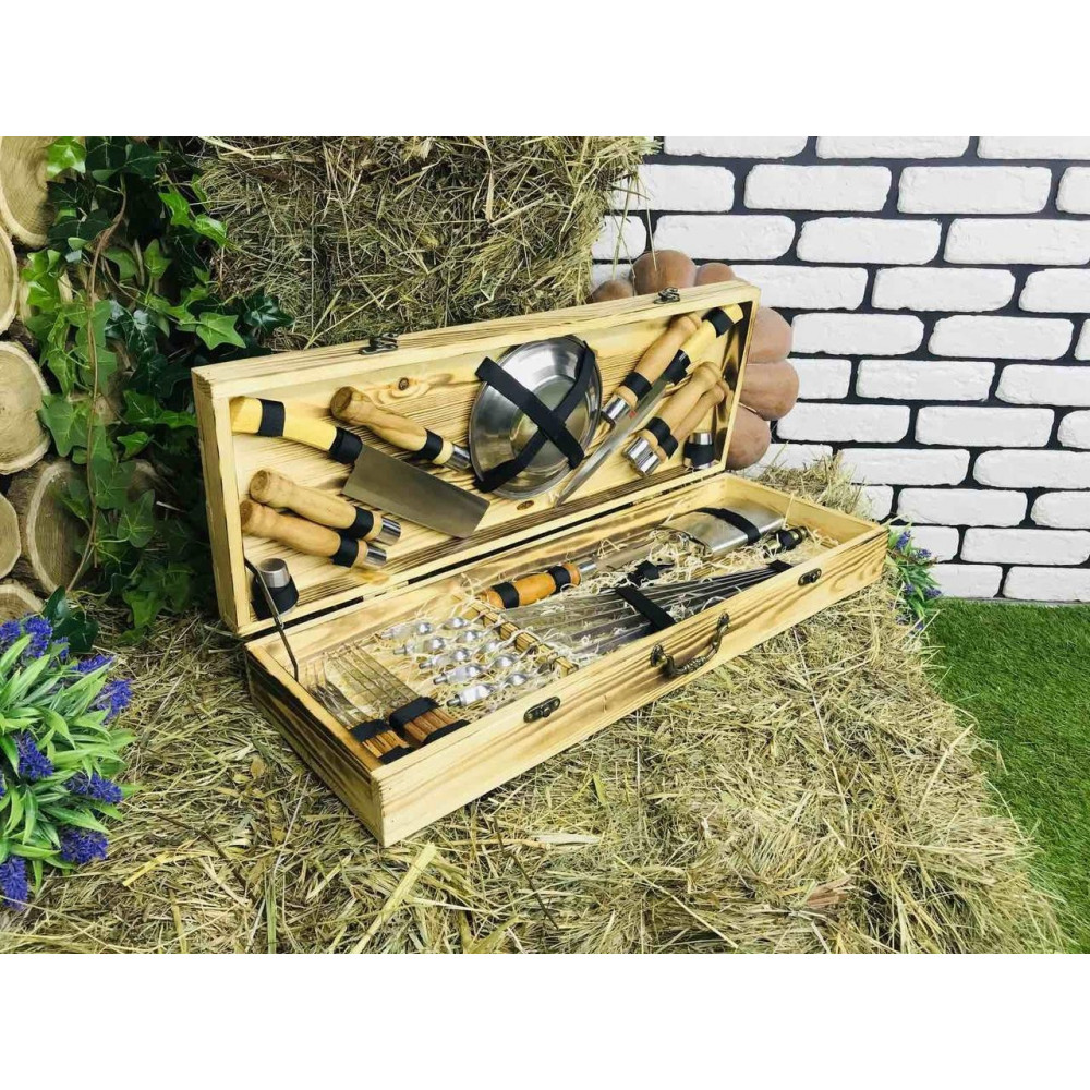 Шампура у подарунковому кейсі (Р-004)