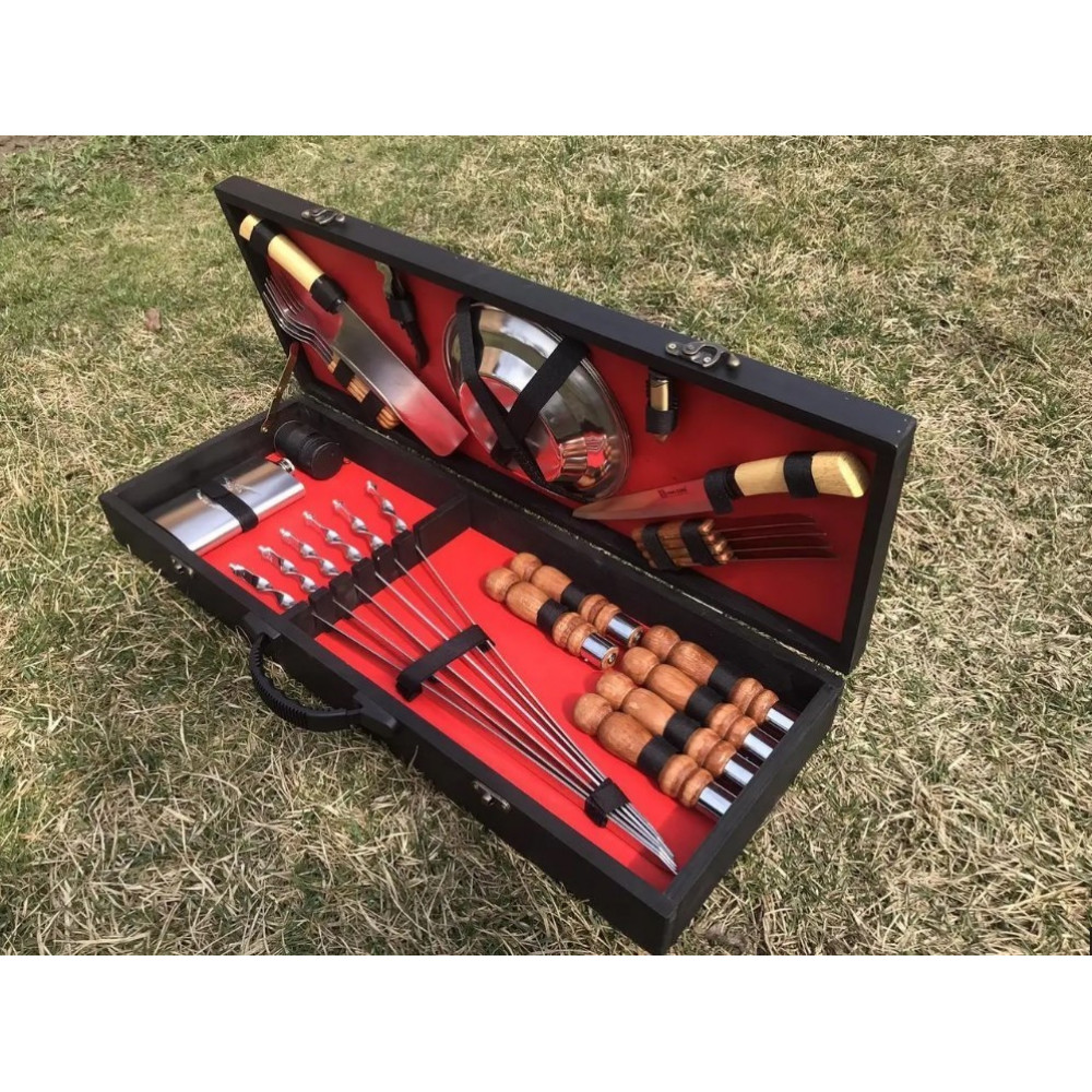 Шампура у подарунковому кейсі (Р-007)