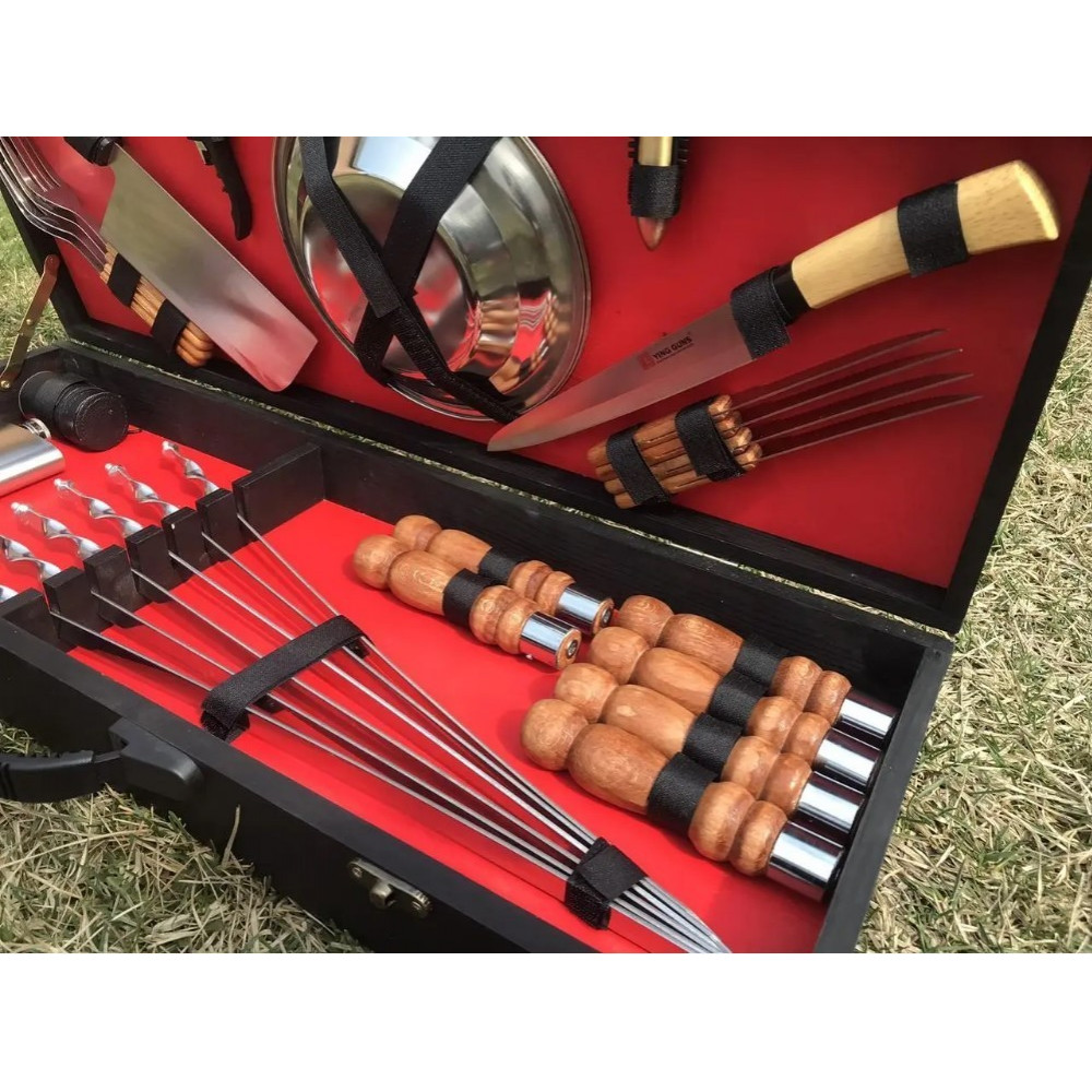 Шампура у подарунковому кейсі (Р-007)