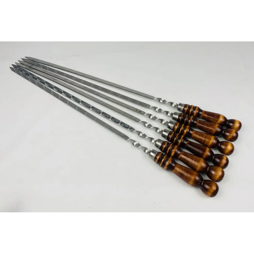 Шампура з дерев'яною ручкою Кизляр