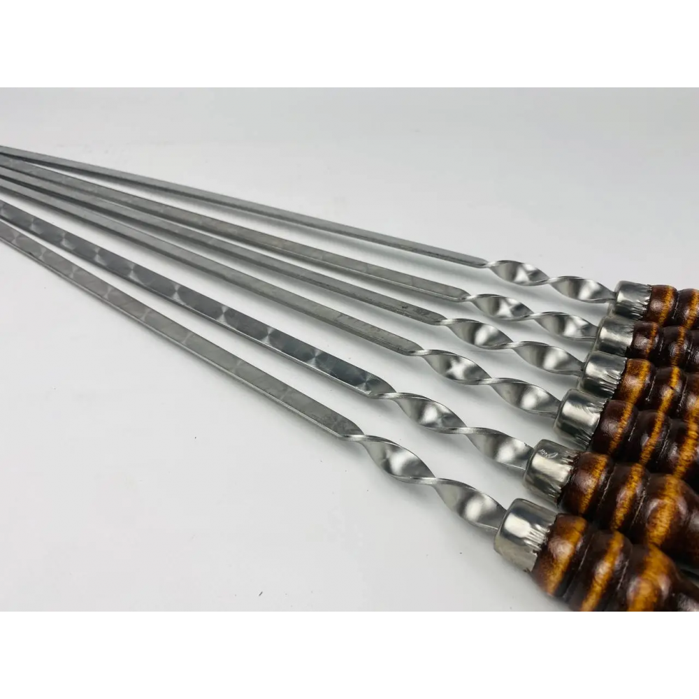 Шампура з дерев'яною ручкою Кизляр