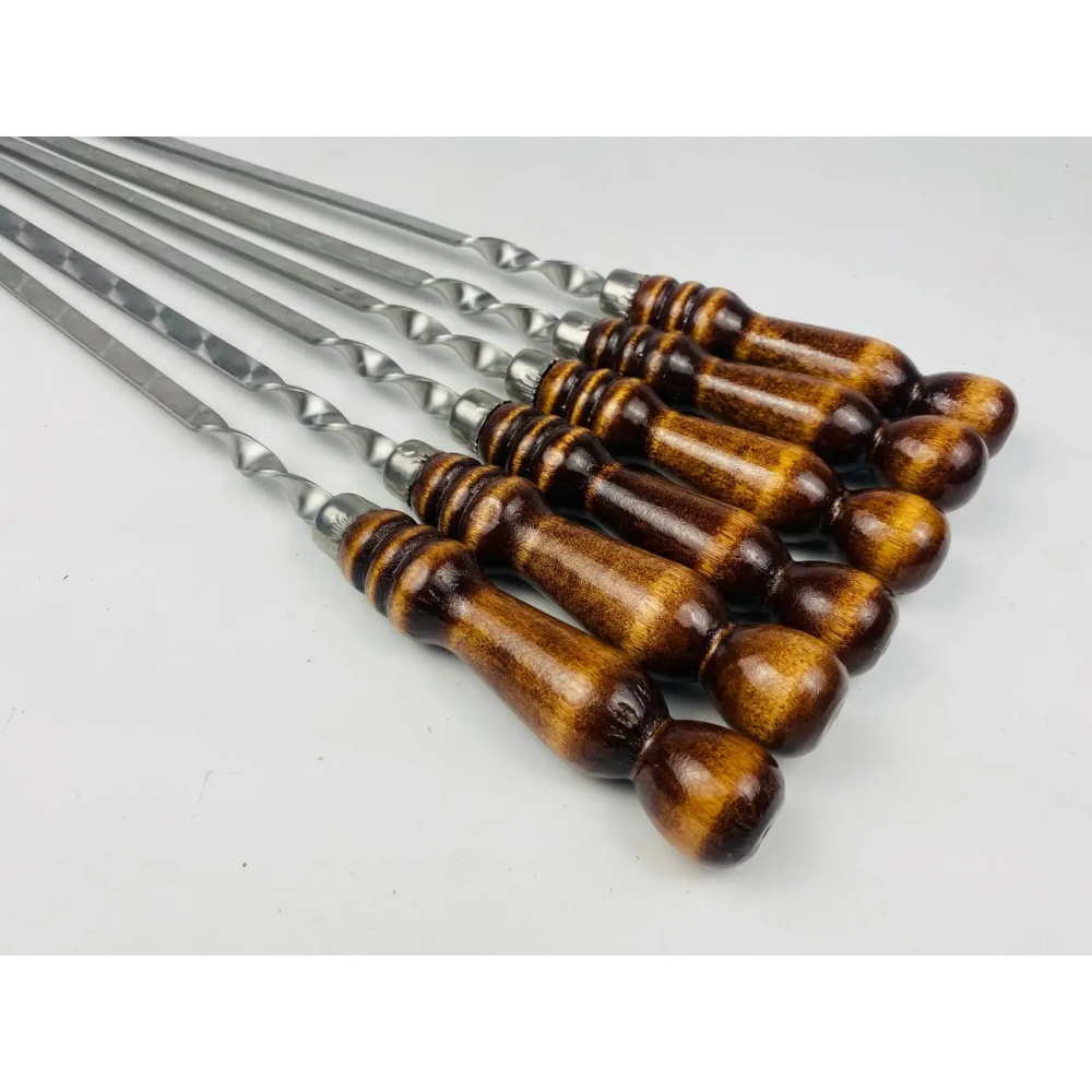 Шампура з дерев'яною ручкою Кизляр