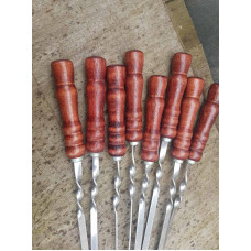 Шампура з дерев'яною ручкою