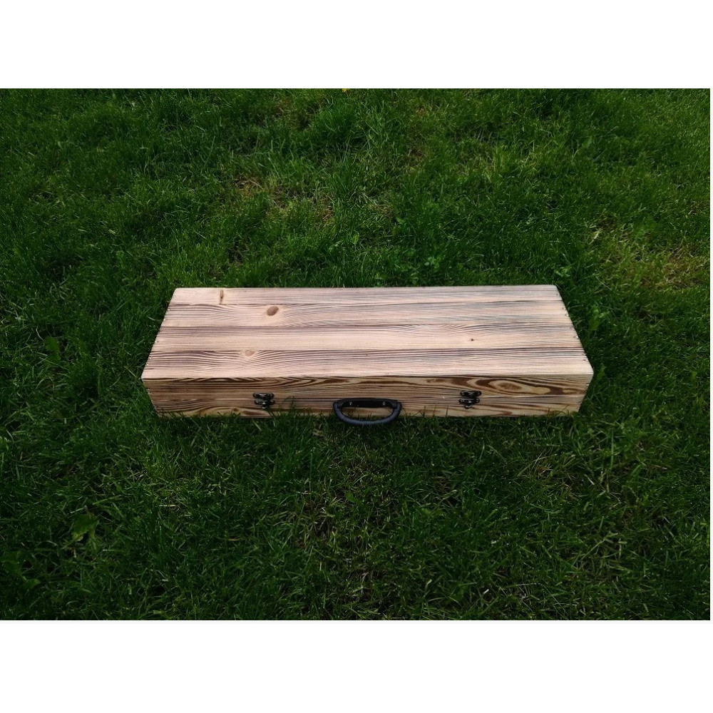 Шампура та аксесуарів у дерев'яному кейсі (013 NEW)