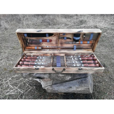 Шампура подарунковий у дерев'яному кейсі (VK-003)