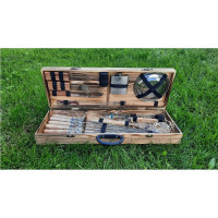 Шампура подарочный в деревянном кейсе (К-005)