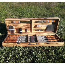 Шампура подарочный в деревянном кейсе (М-020)