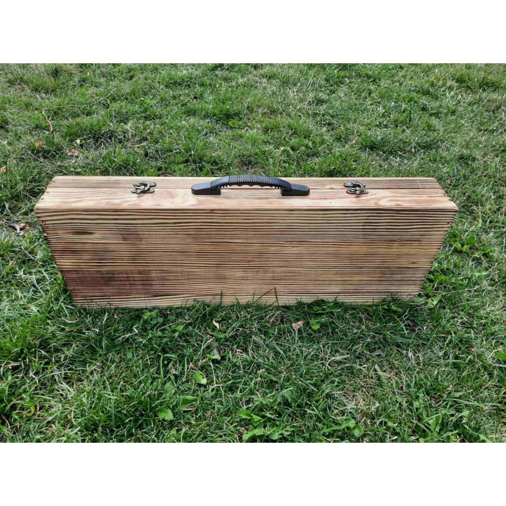 Шампура подарунковий в дерев'яному кейсі (K-007)