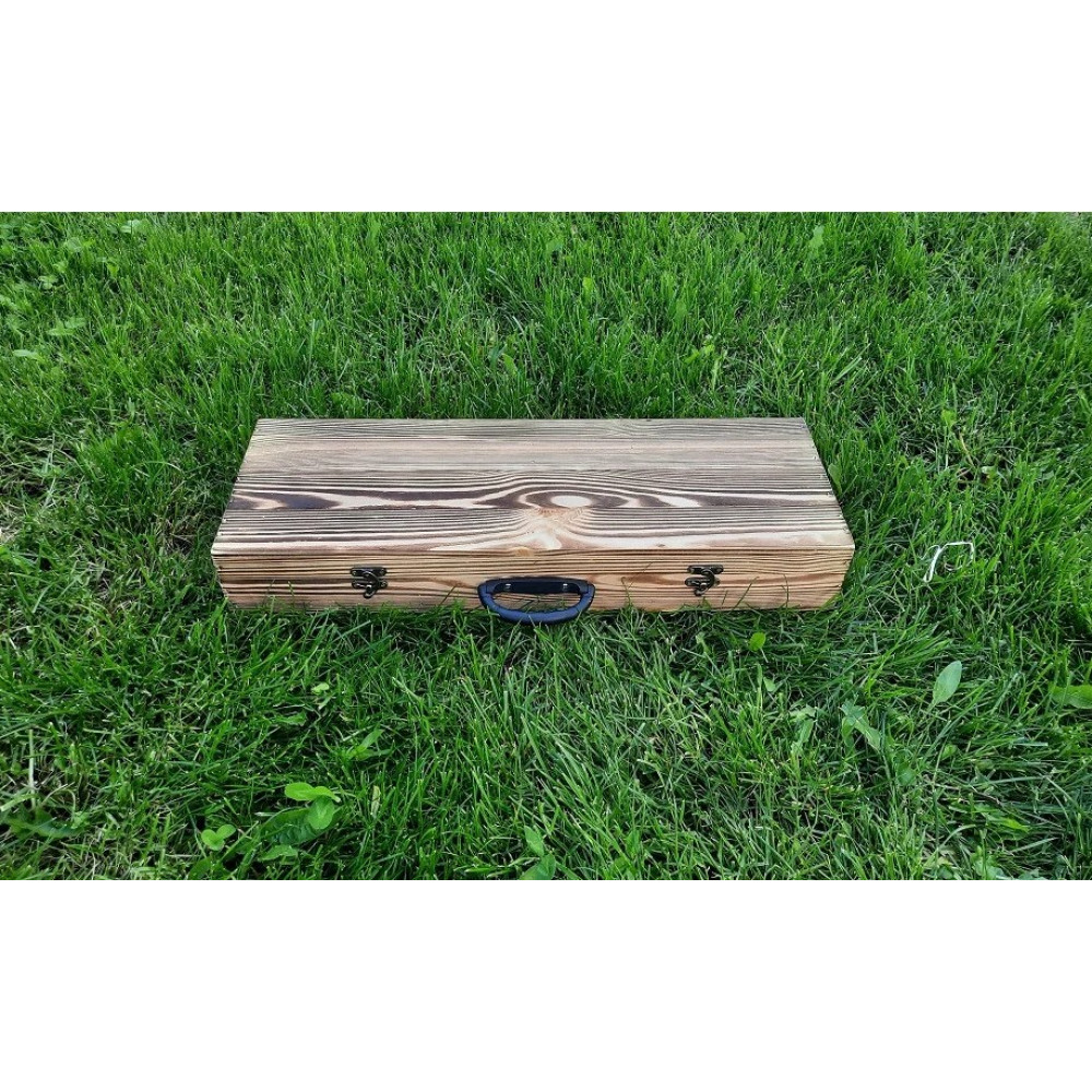 Шампура подарунковий у дерев'яному кейсі (К-005)