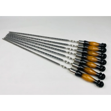 Шампура з дерев'яною ручкою