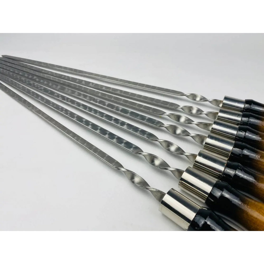 Шампура з дерев'яною ручкою