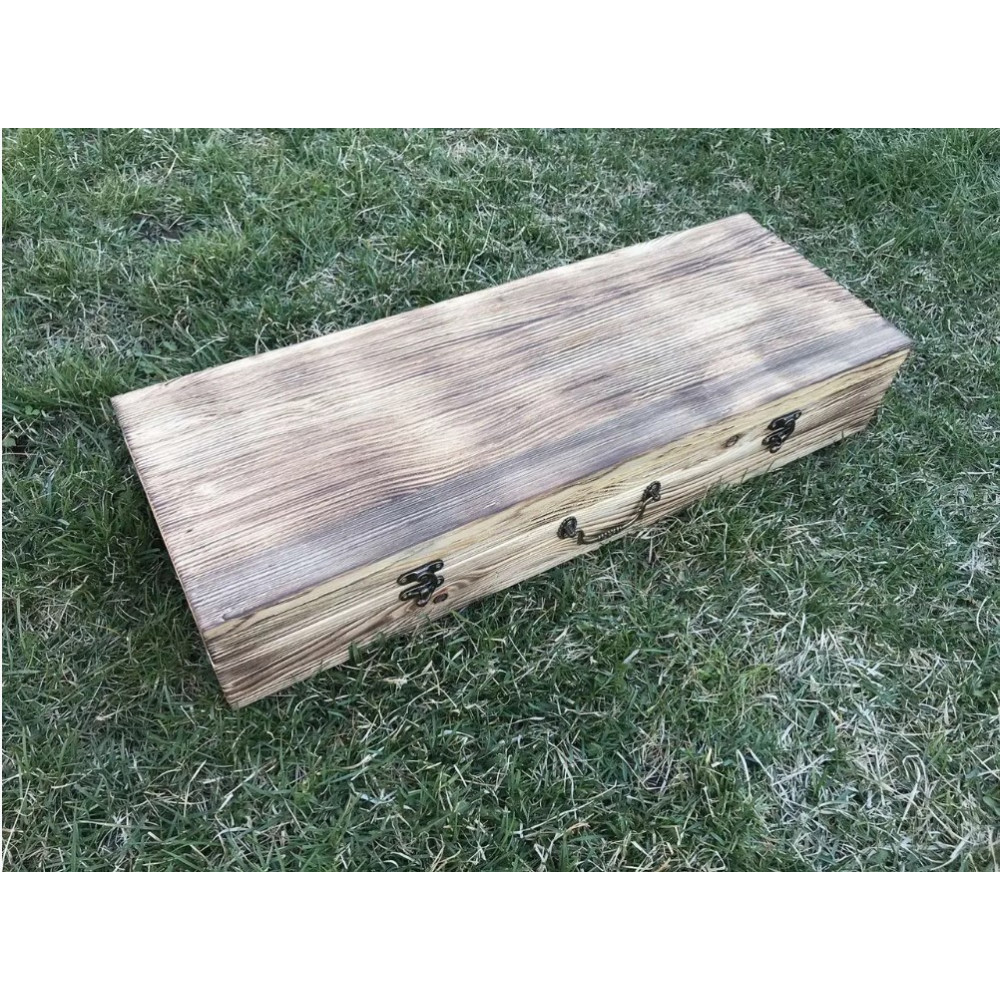 Шампура у дерев'яному кейсі (009р)