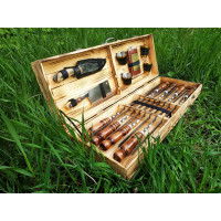 Шампура у дерев'яному кейсі (2025)