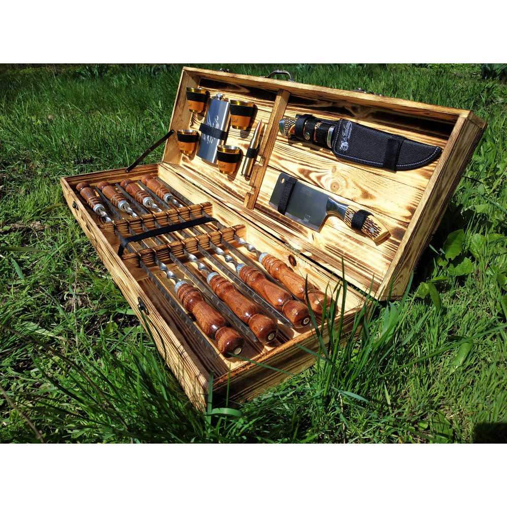 Шампура у дерев'яному кейсі (2027)