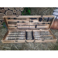 Шампура в деревянном кейсе (V-103)