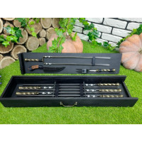 Шампура в деревянном кейсе (V-106)