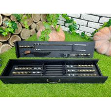 Шампура у дерев'яному кейсі (V-106)