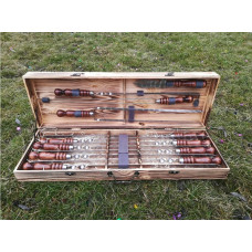 Шампура у дерев'яному кейсі (VК-010)