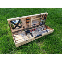 Шампура в деревянном кейсе (К-002)