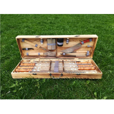 Шампура у дерев'яному кейсі (М-017)
