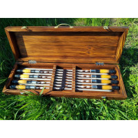 Шампура в деревянном кейсе №6