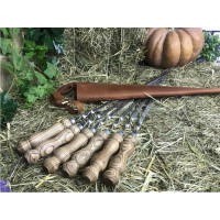 Шампура в кожаном чехле Master (E-007)