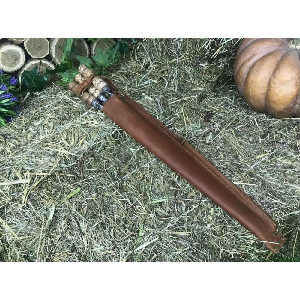 Шампура у кожаному чохлі Master (E-007)