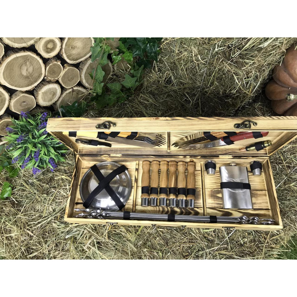 Шампура у подарунковому кейсі (Р-002)