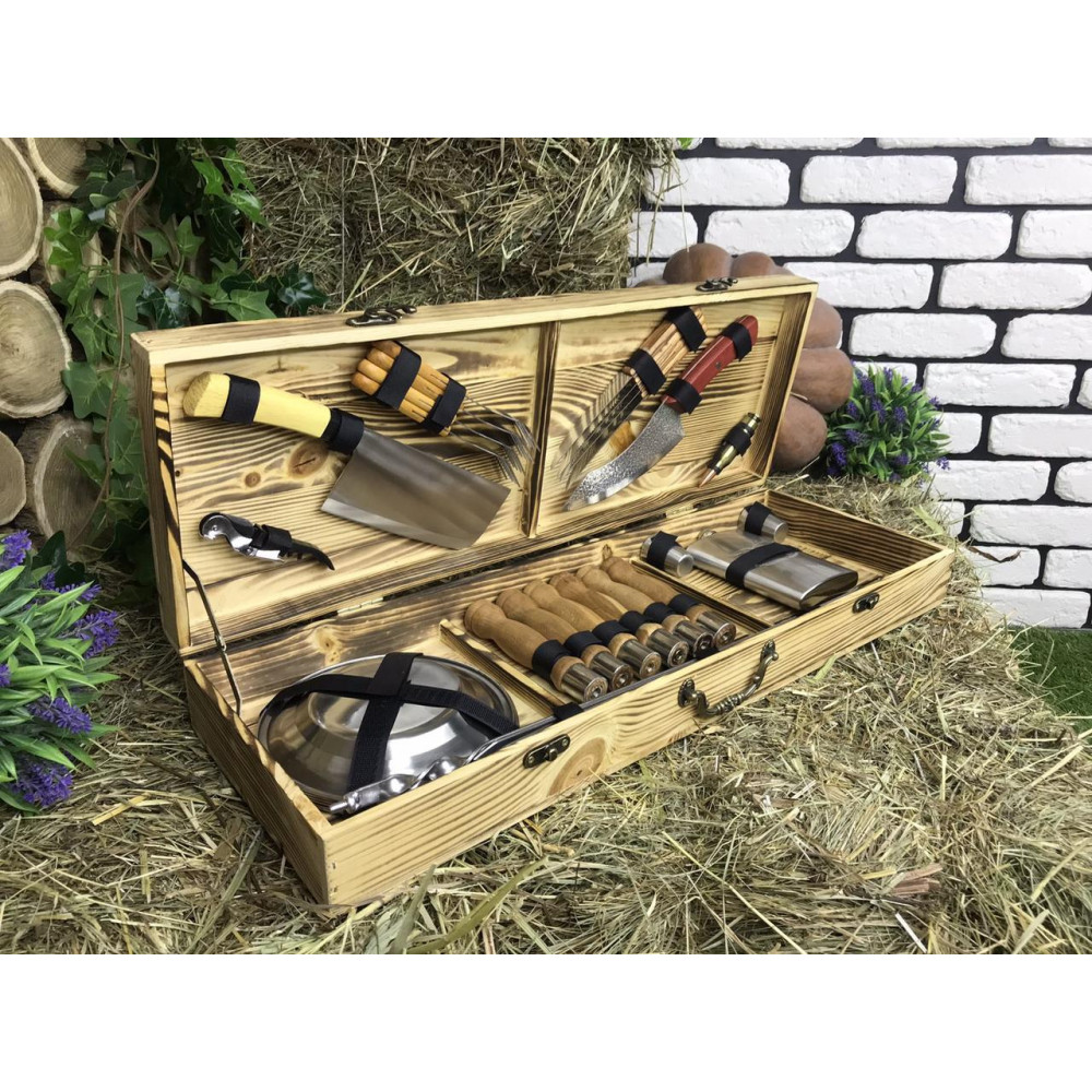 Шампура у подарунковому кейсі (Р-002)