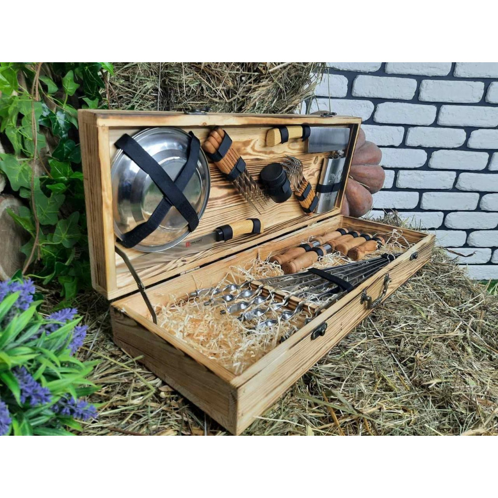 Шампура у подарунковому кейсі (Р-003)