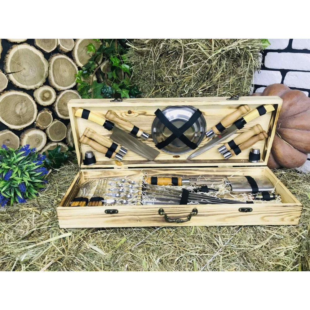 Шампура у подарунковому кейсі (Р-004)