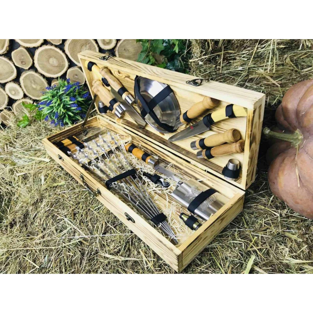 Шампура у подарунковому кейсі (Р-004)