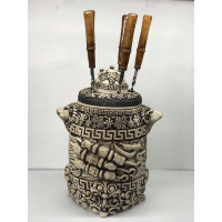 Электро мини-тандыр, шамотный