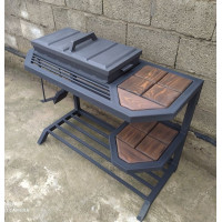 мангал Лофт 4 мм на 10 шамупрів з кришкою