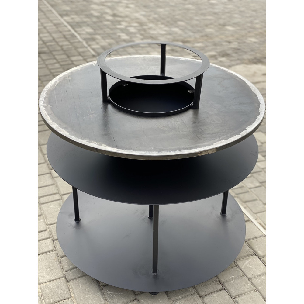 ✅Гриль-очаг SPACE с подставкой под казан