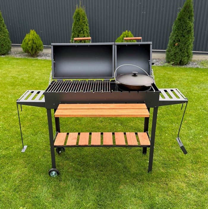 мангал-барбекю 5 мм з кришками