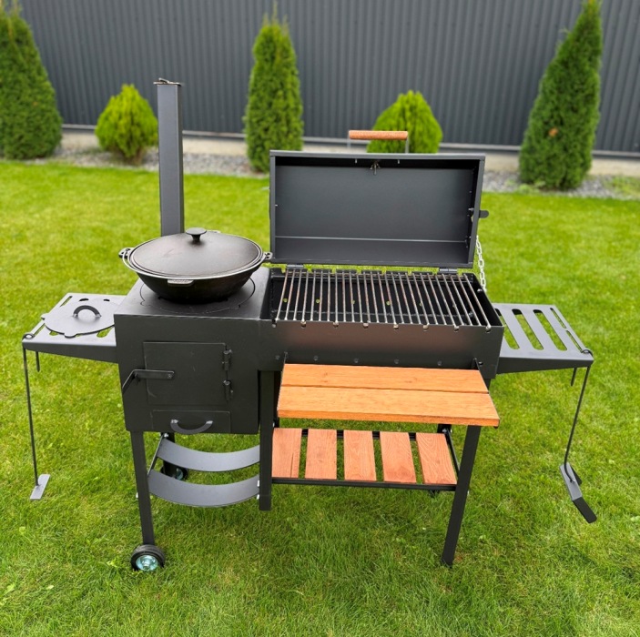 мангал 4 мм з пічкою під казан
