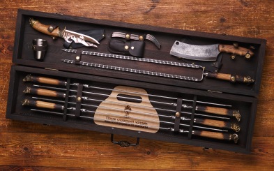 Набір шампурів подарунковий у кейсі